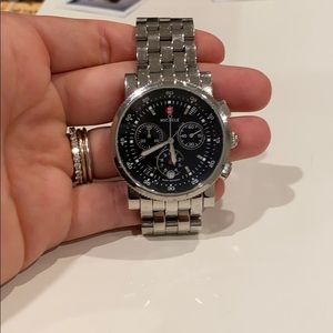 Michele watch black face Clearance